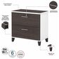 Bush Somerset 3 Piece Office Desk Set in Storm Gray/White, , large