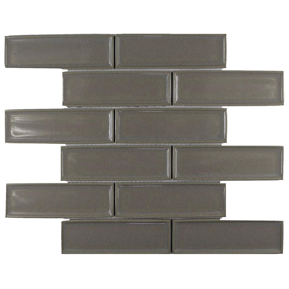 Soci Chateau Nightfall 12" x 12" Ceramic Mosaics Sheet, , large