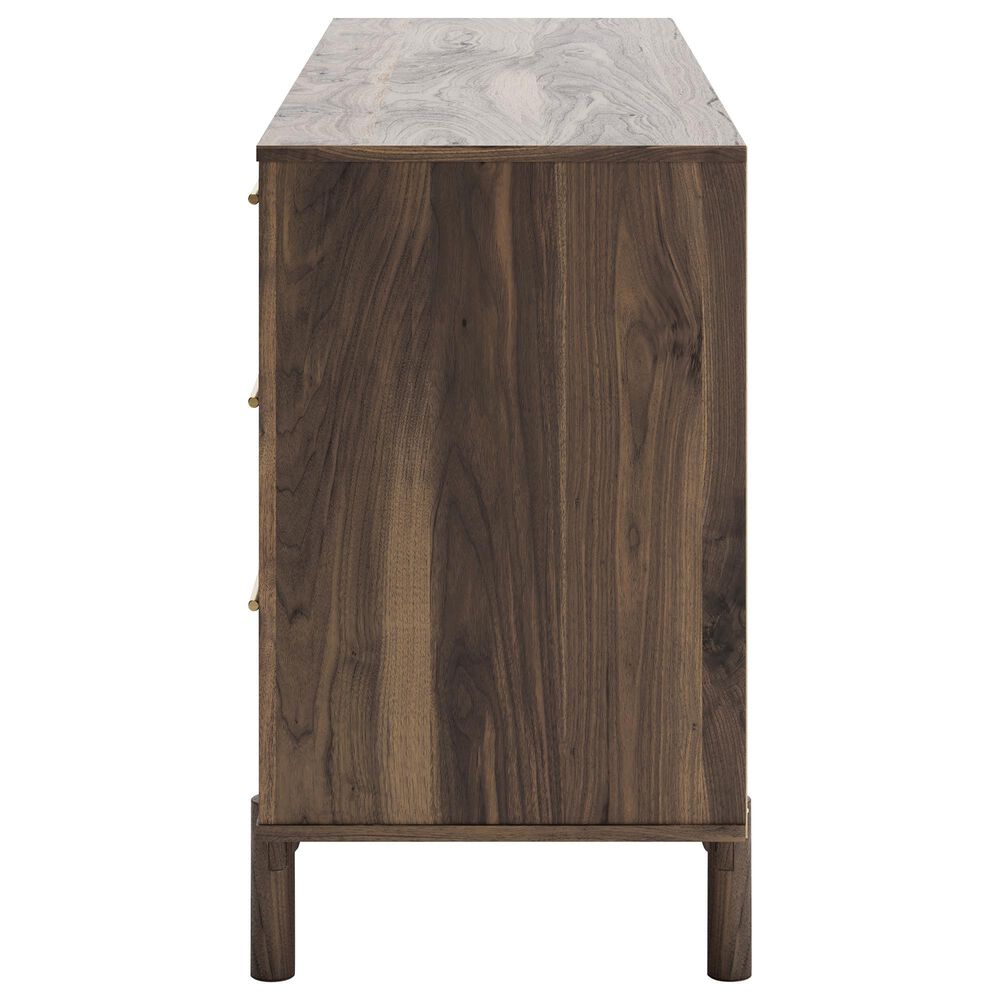 Ashley Calverson 6-Drawer Dresser in Mocha, , large