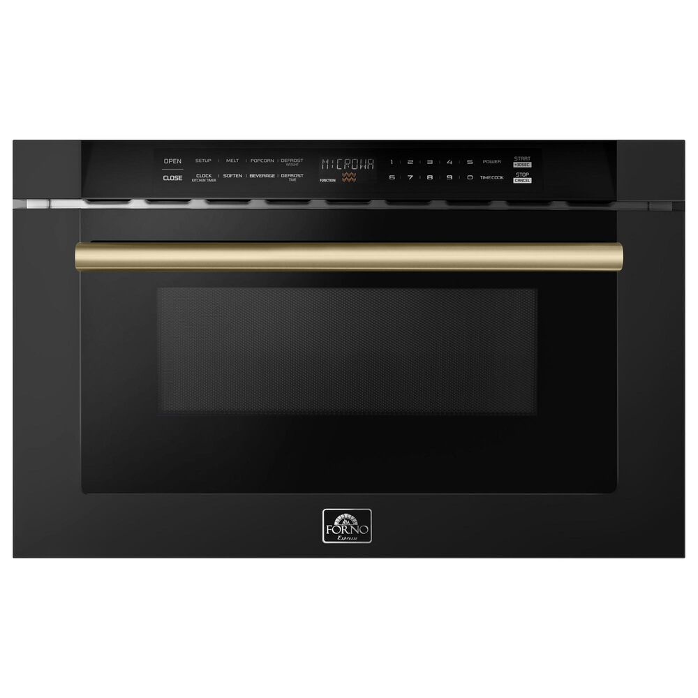 Forno Capoliveri 24" Drawer Microwave in Black, , large