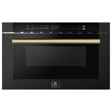 Forno Capoliveri 24" Drawer Microwave in Black, , large