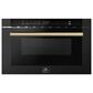 Forno Capoliveri 24" Drawer Microwave in Black, , large