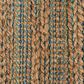L&R Resources Natural Fiber 5" x 7"9" Blue and Green Area Rug, , large