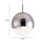 Zuo Modern Kinetic 50104  Ceiling Lamp in Chrome, , large