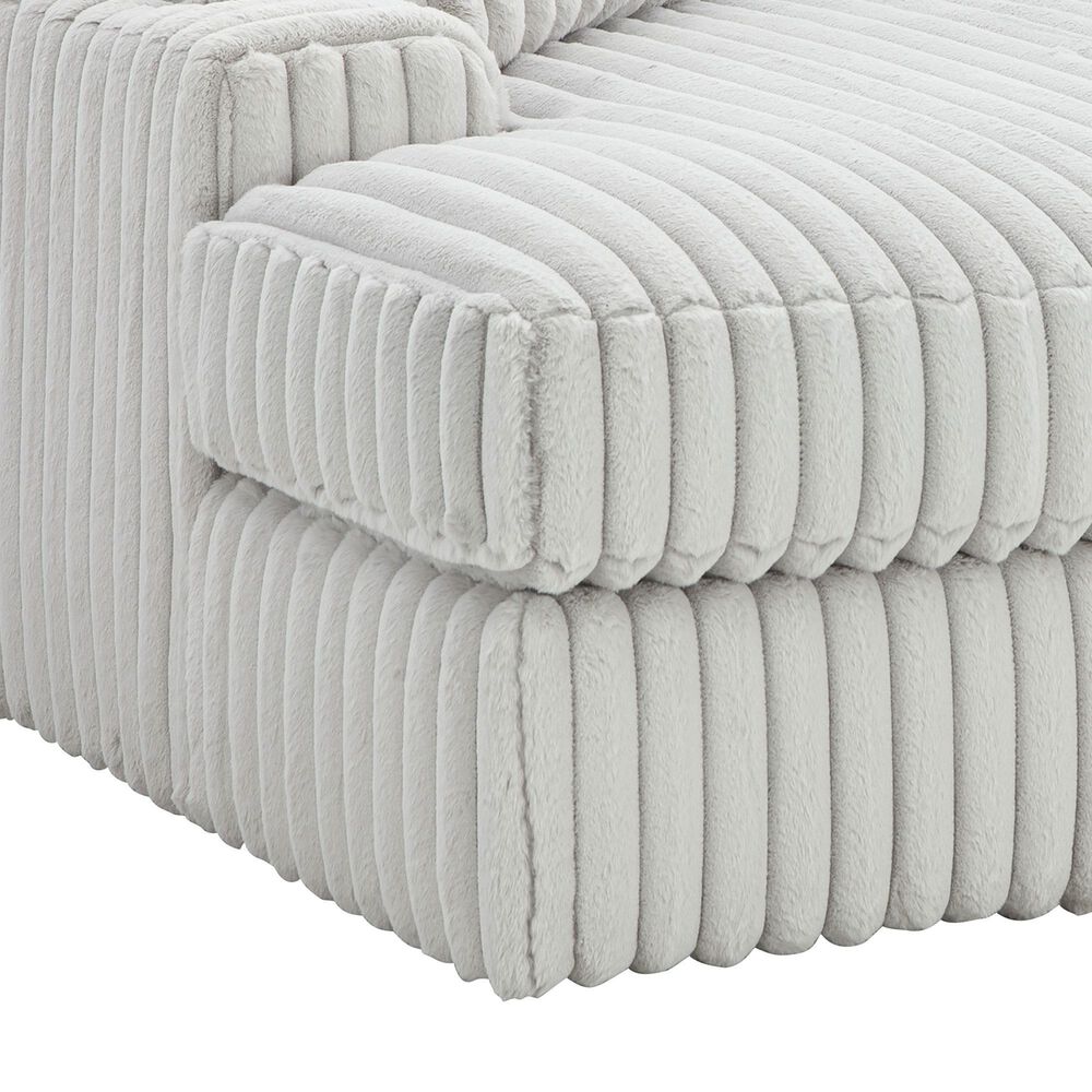 Ashley Stupendous Oversized Chaise in Alloy, , large