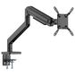 Manhattan Mechanical Spring Single Monitor Desk Mount in Black, , large