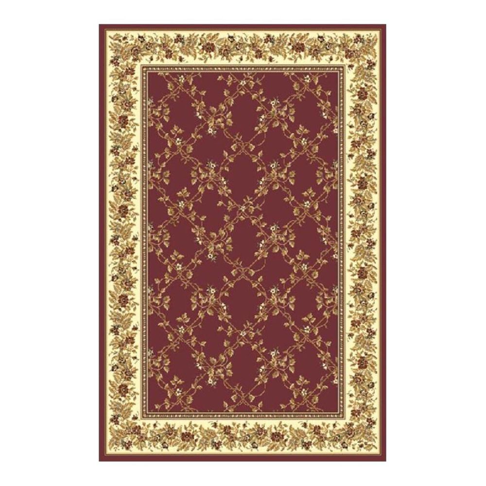 Radici USA Noble 1427 7"9" x 9"6" Burgundy Area Rug, , large