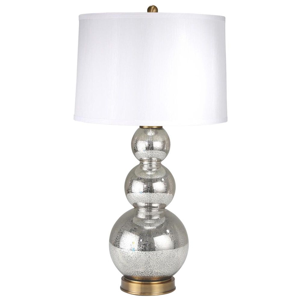 Sagebrook Home 34" Table Lamp with USB Port in Silver, , large