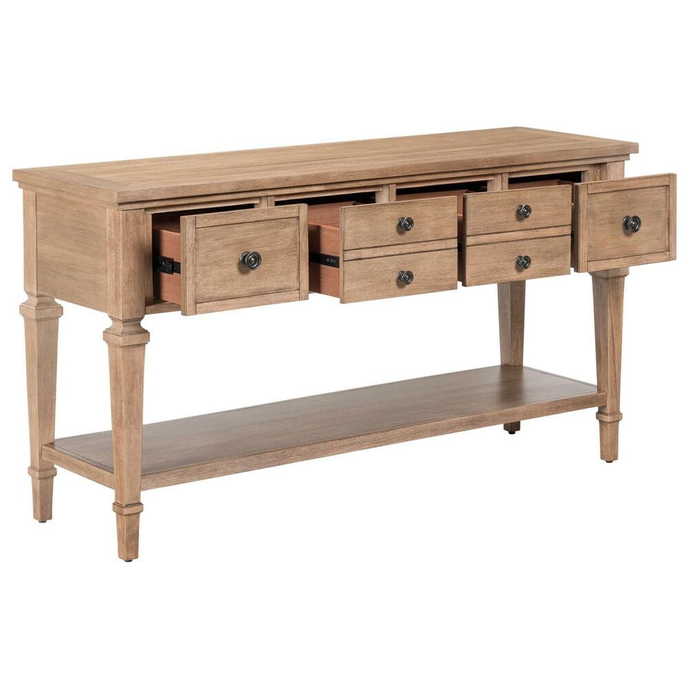 Belle Furnishings Haven Hills Sofa Table in Camel Beige, , large