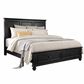 Riva Ridge Oxford King Storage Panel Bed in Black, , large