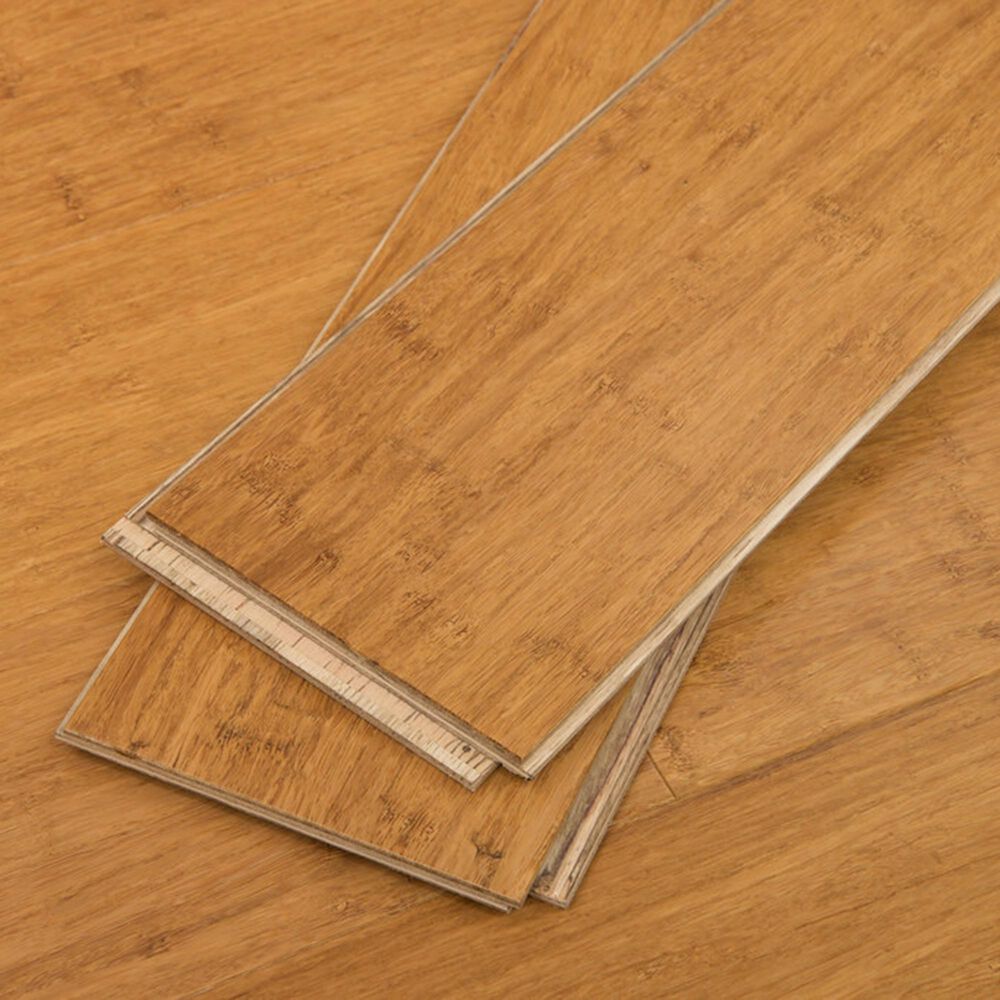 CALI Fossilized Mocha 5.3125&quot; Engineered Bamboo Hardwood, , large