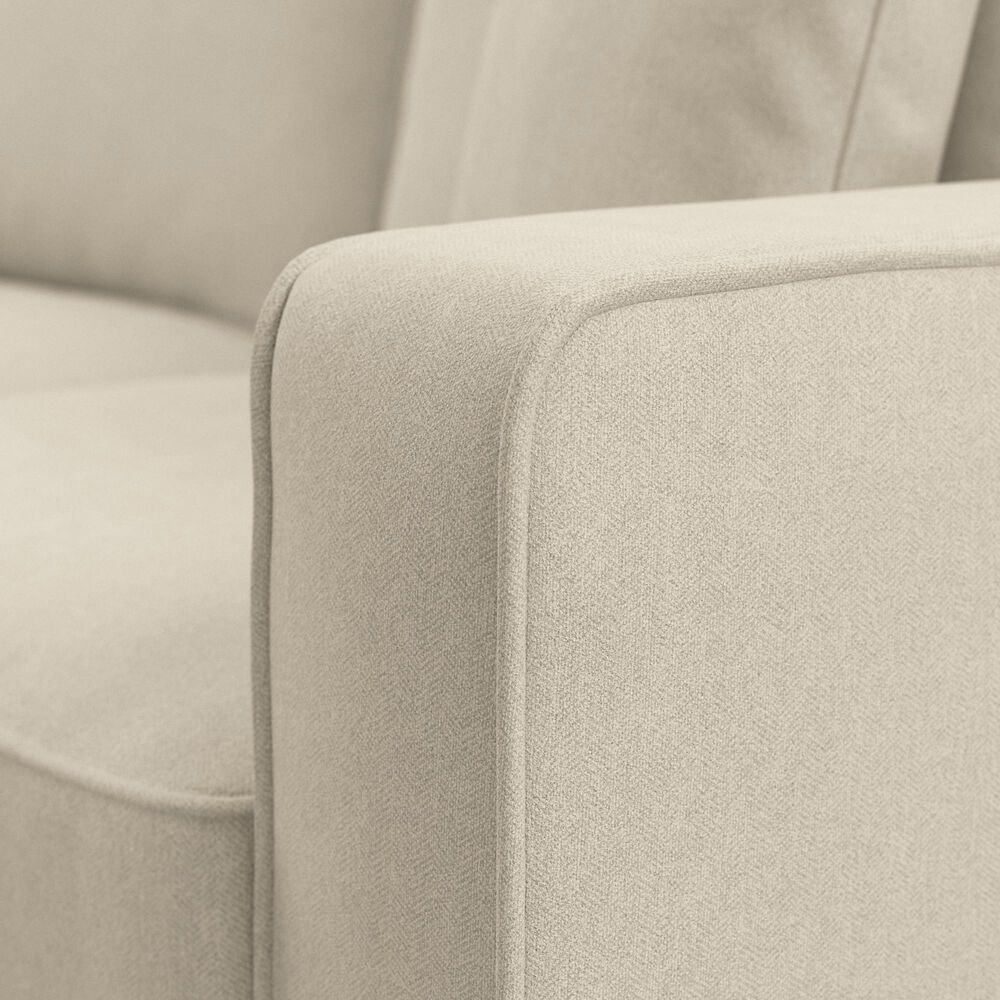Bush Stockton Arm Chair and Ottoman in Cream, , large