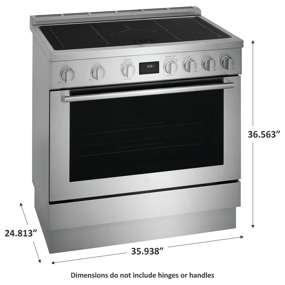 Electrolux 36&quot; Induction Freestanding Range in Stainless Steel, , large
