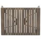 Hearth and Haven Kyoto Outdoor Folding Side Table with Slatted Top in Grey, , large