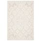 Safavieh Micro-Loop 4" x 6" Beige and Gray Area Rug, , large