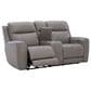 Ashley 5Z-Comfort Power Recliner Loveseat with Console and Adjustable Headrest in Coin, , large