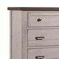 Viceray Collections Bungalow 5 Drawer Chest in Dover Grey and Folkstone, , large