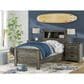 Ashley Frandern Twin Bookcase Panel Bed in Warm Gray, , large