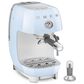 SMEG Retro Style 47 Oz Espresso and Cold Brew Coffee Machine in Pastel Blue, , large