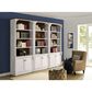 Wycliff Bay Durham 4-Shelf Adjustable Bookcase in Weathered White and Cherry (Set of 3), , large