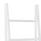 Linon Home Decor Acadia 5-Shelf Ladder Bookcase in White, , large