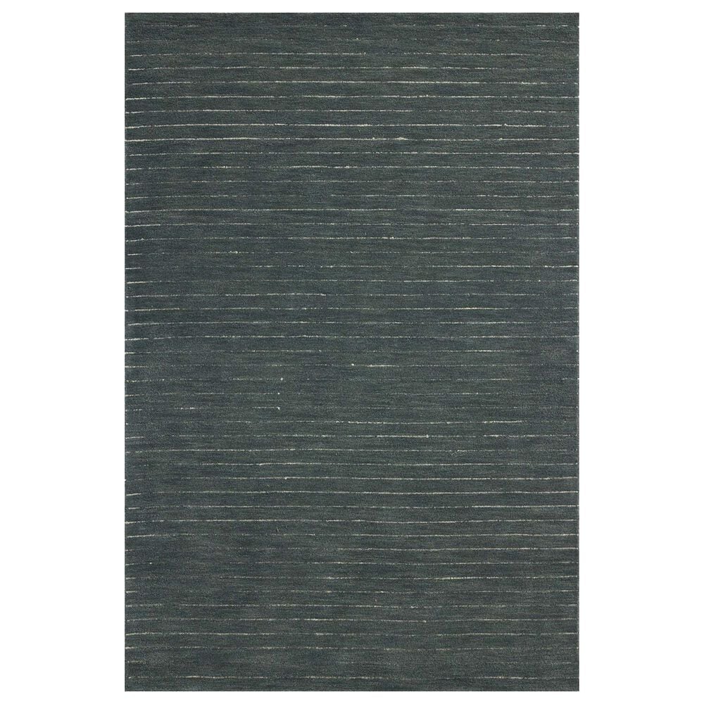 Loloi II Henry 7"9" x 9"9" Denim and Ivory Area Rug, , large