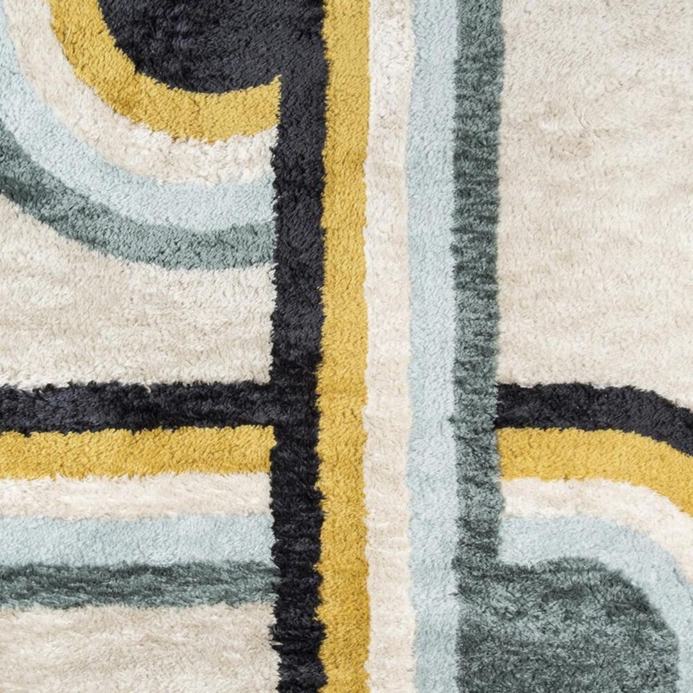 Novogratz Retro RET-03 5&#39; x 7&#39;6&quot; Blue Area Rug, , large