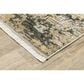 Oriental Weavers Bauer Abstract Silence 2"3" x 7"6" Gold Runner, , large