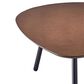 Adesso Hendrix Nesting Coffee Table in Walnut and Black, , large