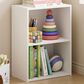 HOMLUX 2-Tier Cube Compact Storage Shelf Organizer Bookcase in White, , large