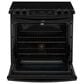 GE Appliances 30" Drop-In Electric Range with Self-Cleaning Oven in Black, , large