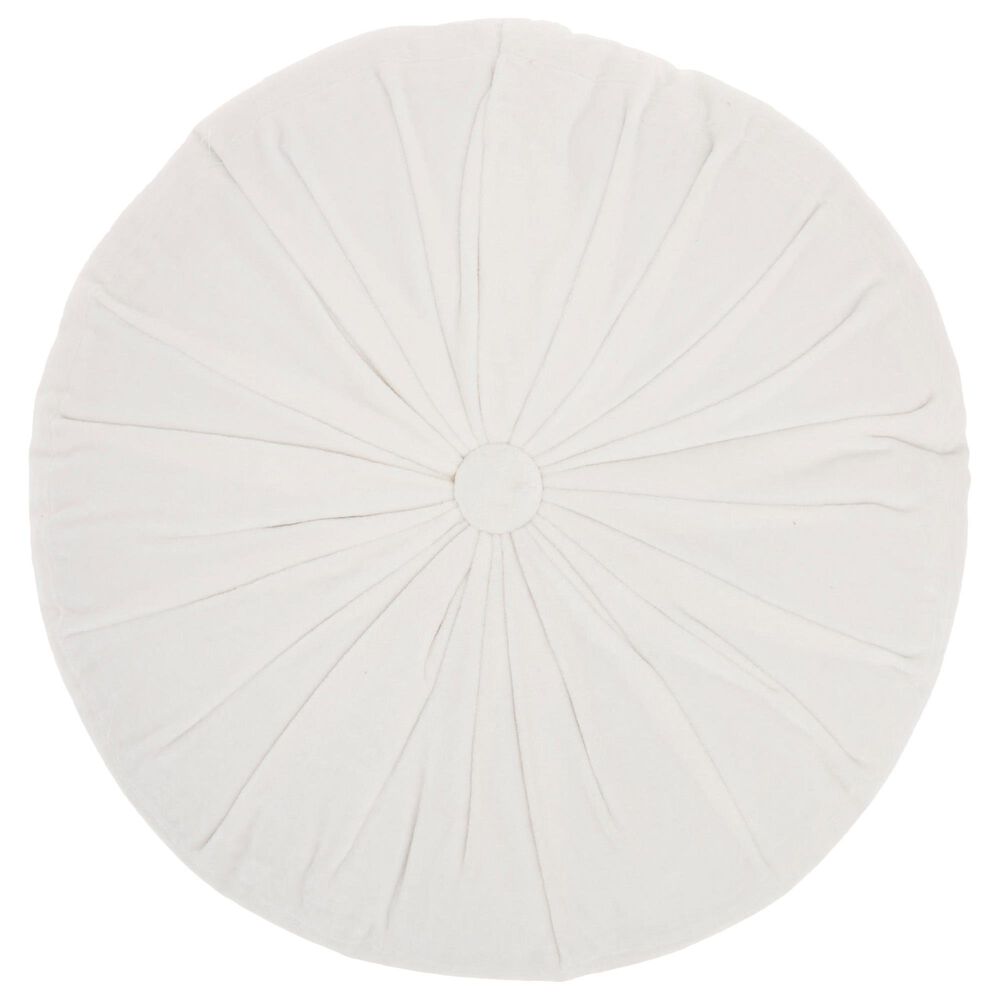 Nourison Life Styles 16" x 16" Throw Pillow in Cream, , large