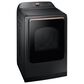 Samsung 5.5 Cu. Ft. Smart Top Load Impeller Washer and 7.4 Cu. Ft. Electric Dryer in Brushed Black, , large