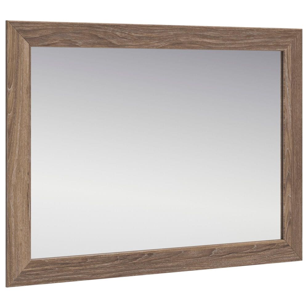 Ashley Sharnari Bedroom Mirror in Warm Gray and Brown, , large