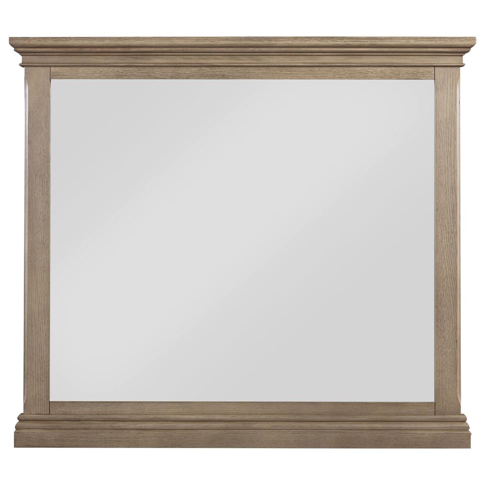 Riva Ridge Oxford Landscape Mirror in Tan, , large
