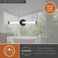 Vaxcel Division 1-Light Bathroom Vanity in Matte Black, , large