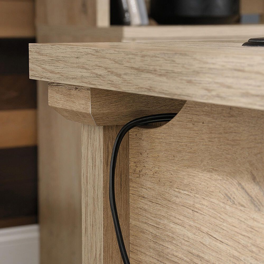 Sauder Aspen Post L-Shaped Desk in Prime Oak, , large
