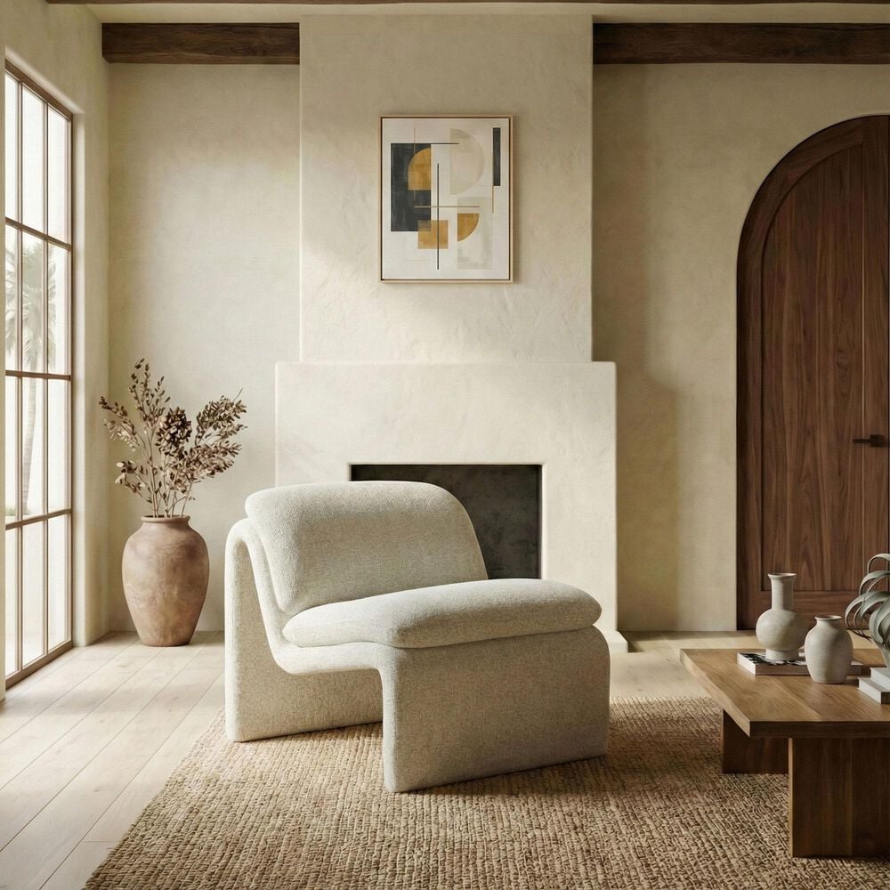Safavieh Ainslie Accent Chair in Taupe, , large