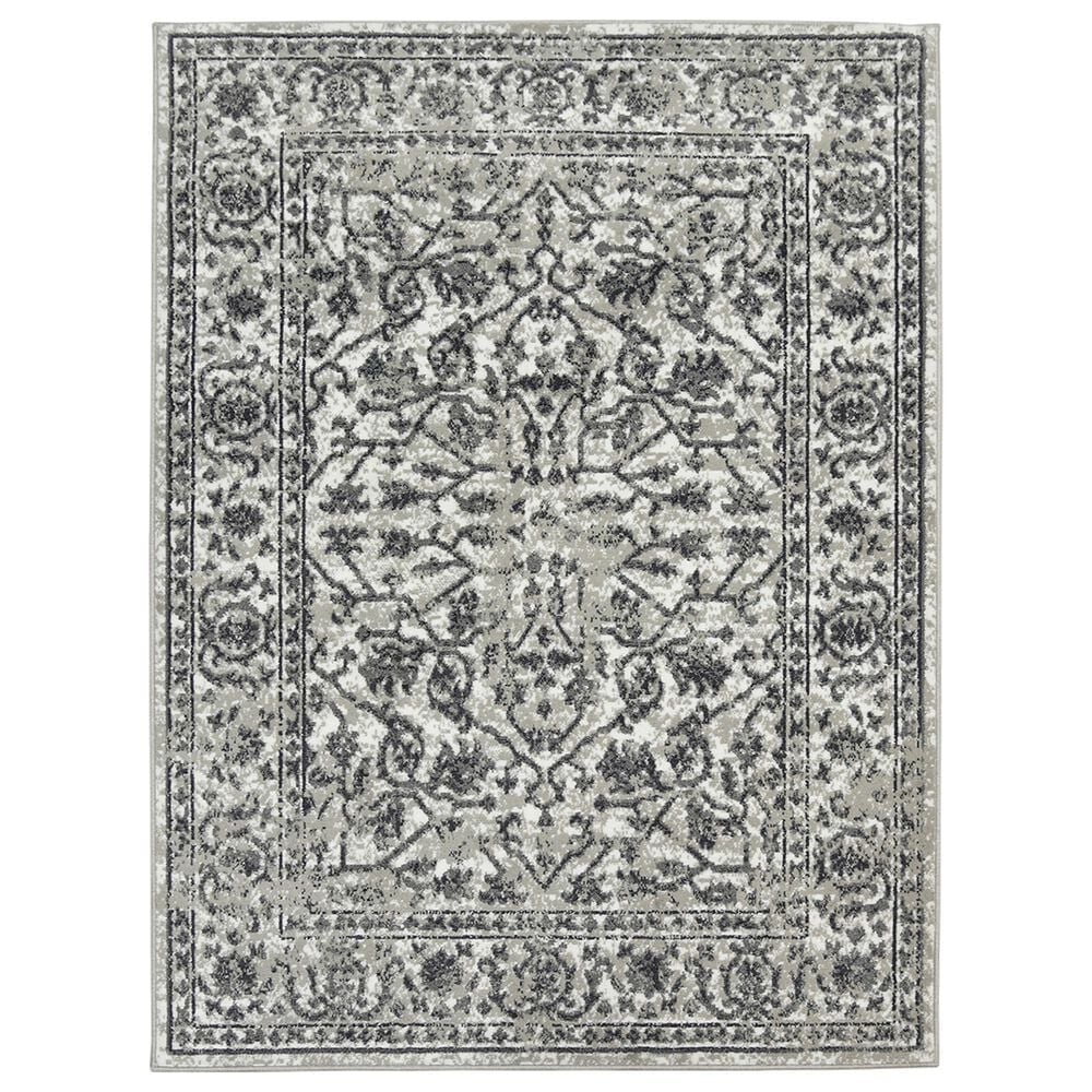 Amer Rugs Alpine 7"10" x 10"2" Dark Gray Area Rug, , large