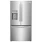 Frigidaire Gallery 3 Piece Kitchen Package with 27.8 Cu. Ft. French Door Refrigerator, 30" Front Control Gas Range with Total Convection, and 24" Built-In Bar Handle Dishwasher with CleanBoost in Stainless Steel, , large