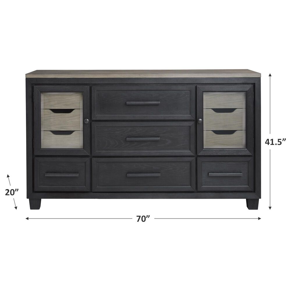 Millenium Foyland 11-Drawer Dresser Only in Black and Brown, , large