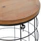 Maple and Jade Storage Basket with Wood Lids in Oiled Brown and Matte Black (Set of 3), , large