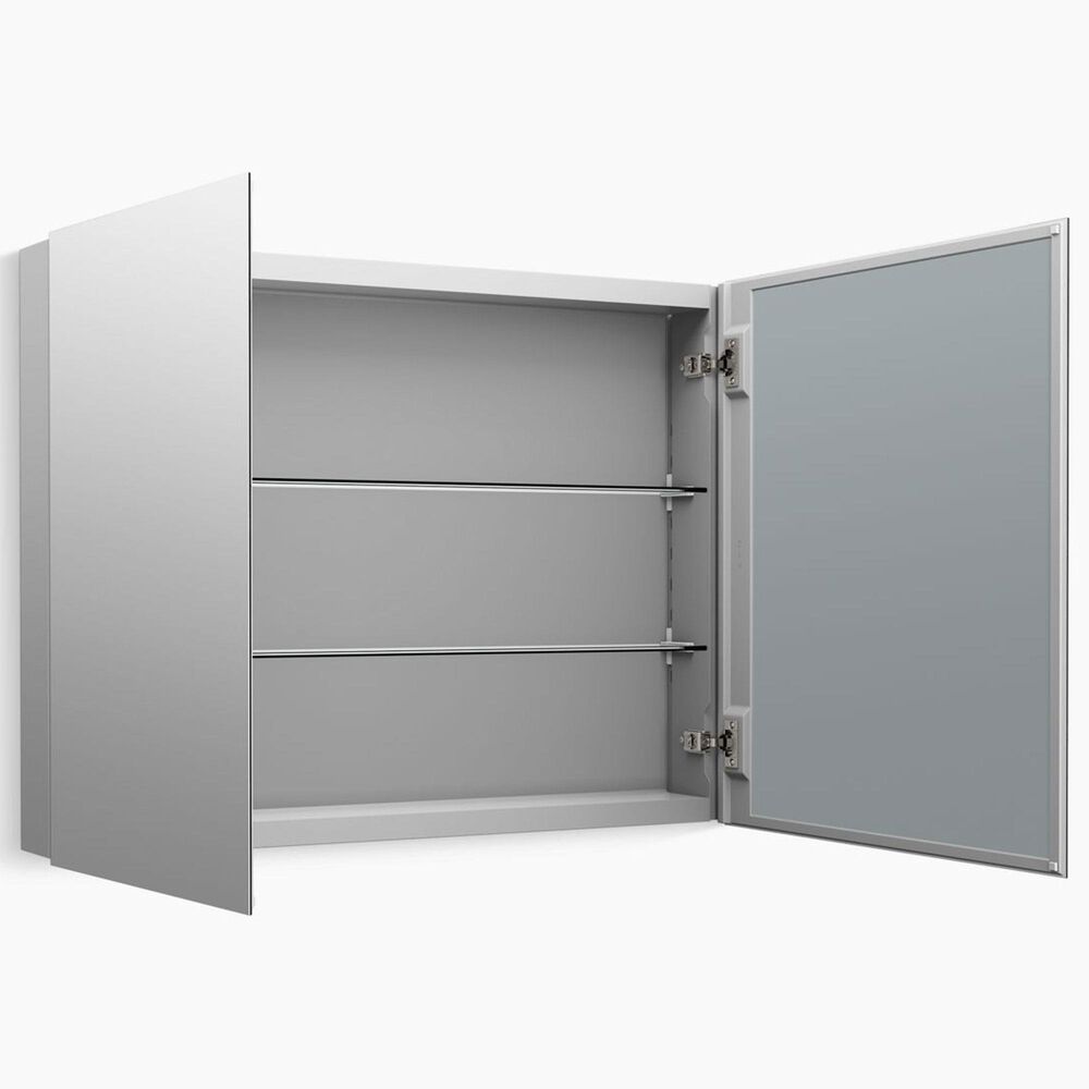 Kohler Embark Slim 35" x 26" Rectangular Medicine Cabinet in Anodized Aluminum, , large