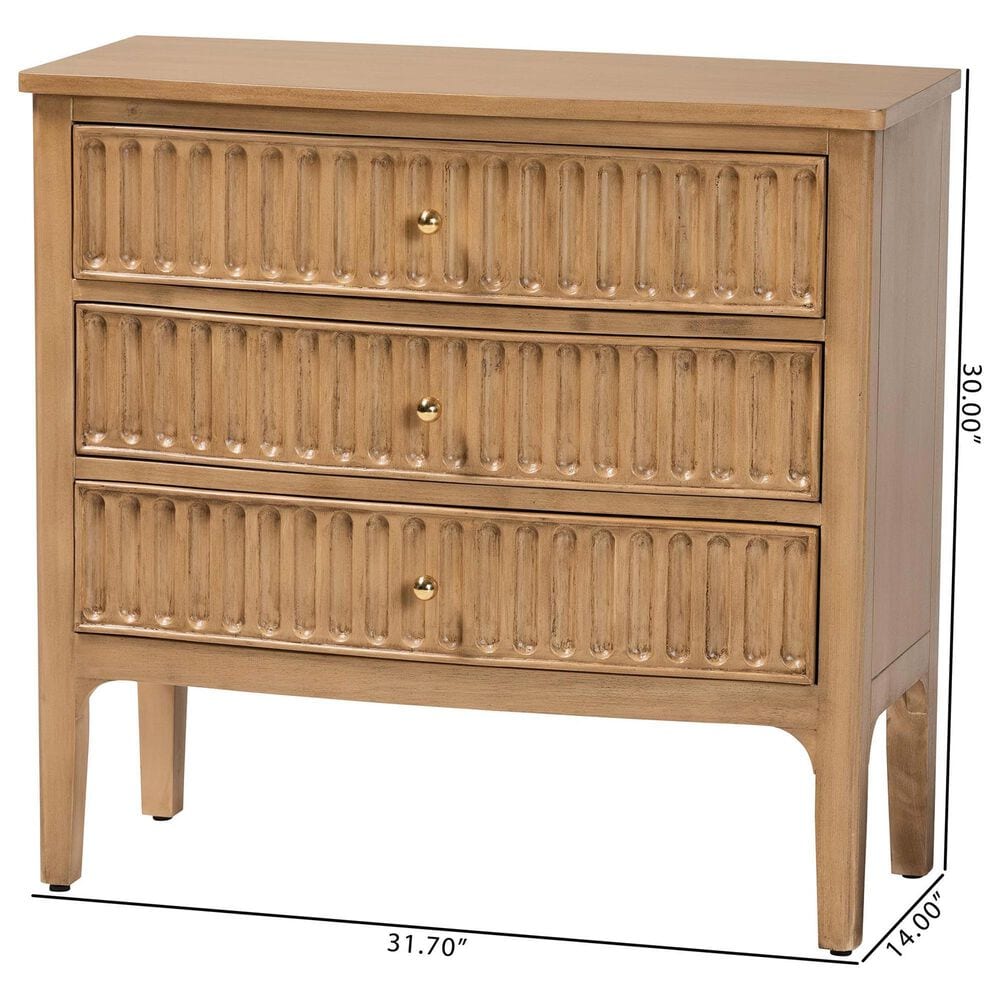 Baxton Studio Lavi 3-Drawer Chest in Antique Beige, , large