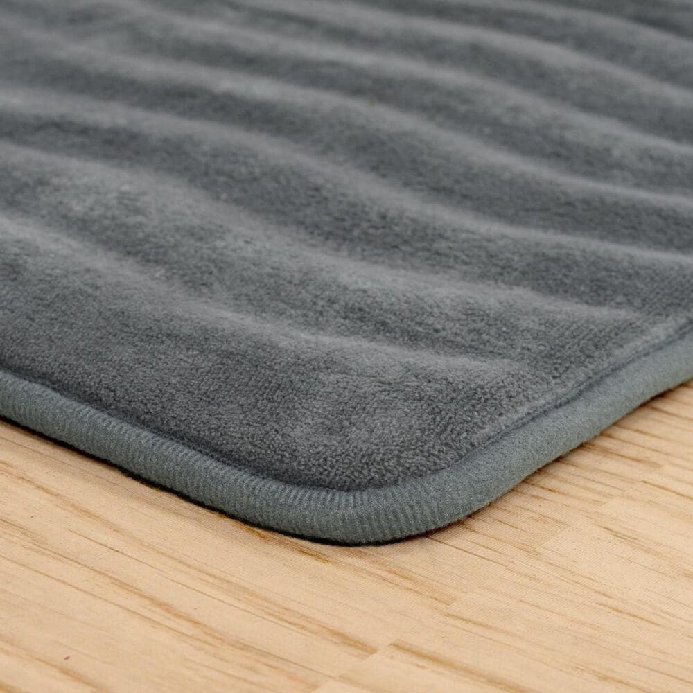 Timberlake Lavish Home Memory Foam Extra Long Bath Rug Mat, , large