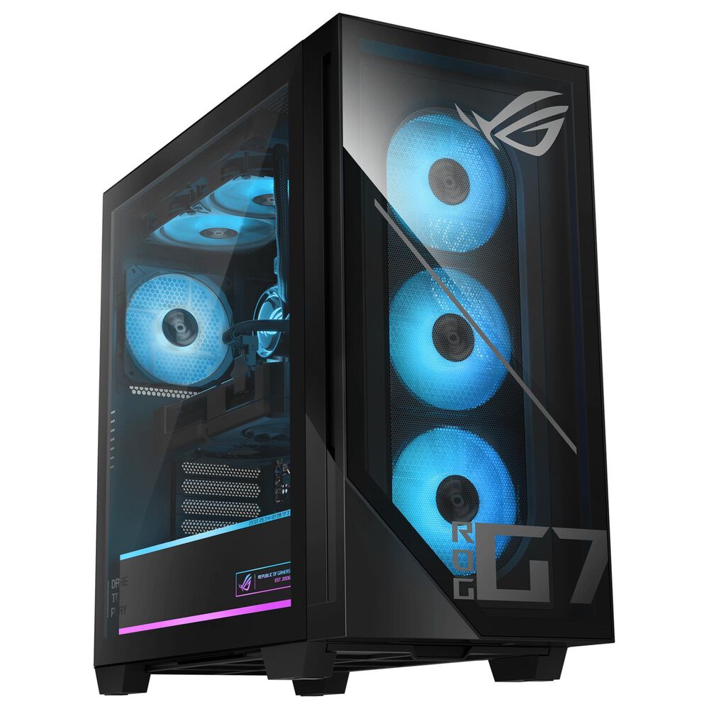 ASUS G700 Gaming Desktop PC | Intel Core Ultra 7 265F - 32GB RAM - NVIDIA GeForce RTX 5060TI Graphics - 2TB SSD in Black, , large