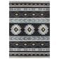 Dalyn Rug Company Phoenix PH3 2"3" x 7"6" Black Indoor/Outdoor Runner, , large