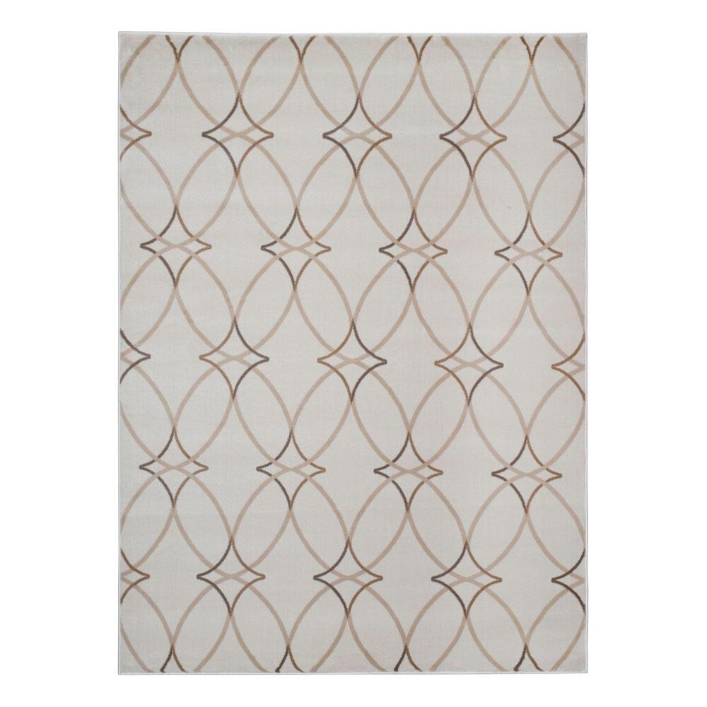 Radici USA Pisa 3783 5"3" x 7"3" Bone Area Rug, , large