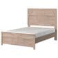 Ashley Senniberg Full Panel Bed in Light Browna and White, , large