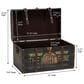 Household Essentials Large Decorative Trunk in Multicolor, , large
